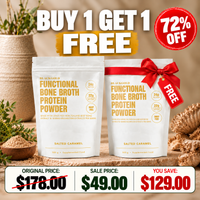 [BUY 1 GET 1] Functional Bone Broth Protein Powder 500g- Salted Caramel