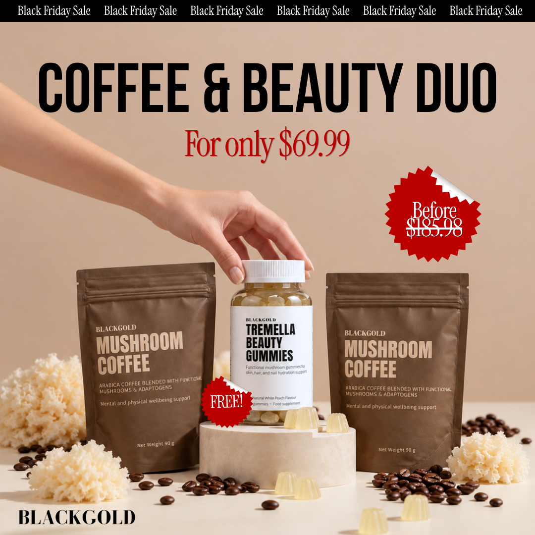 Early Black Friday Deal - Mushroom Coffee & Beauty Bundle