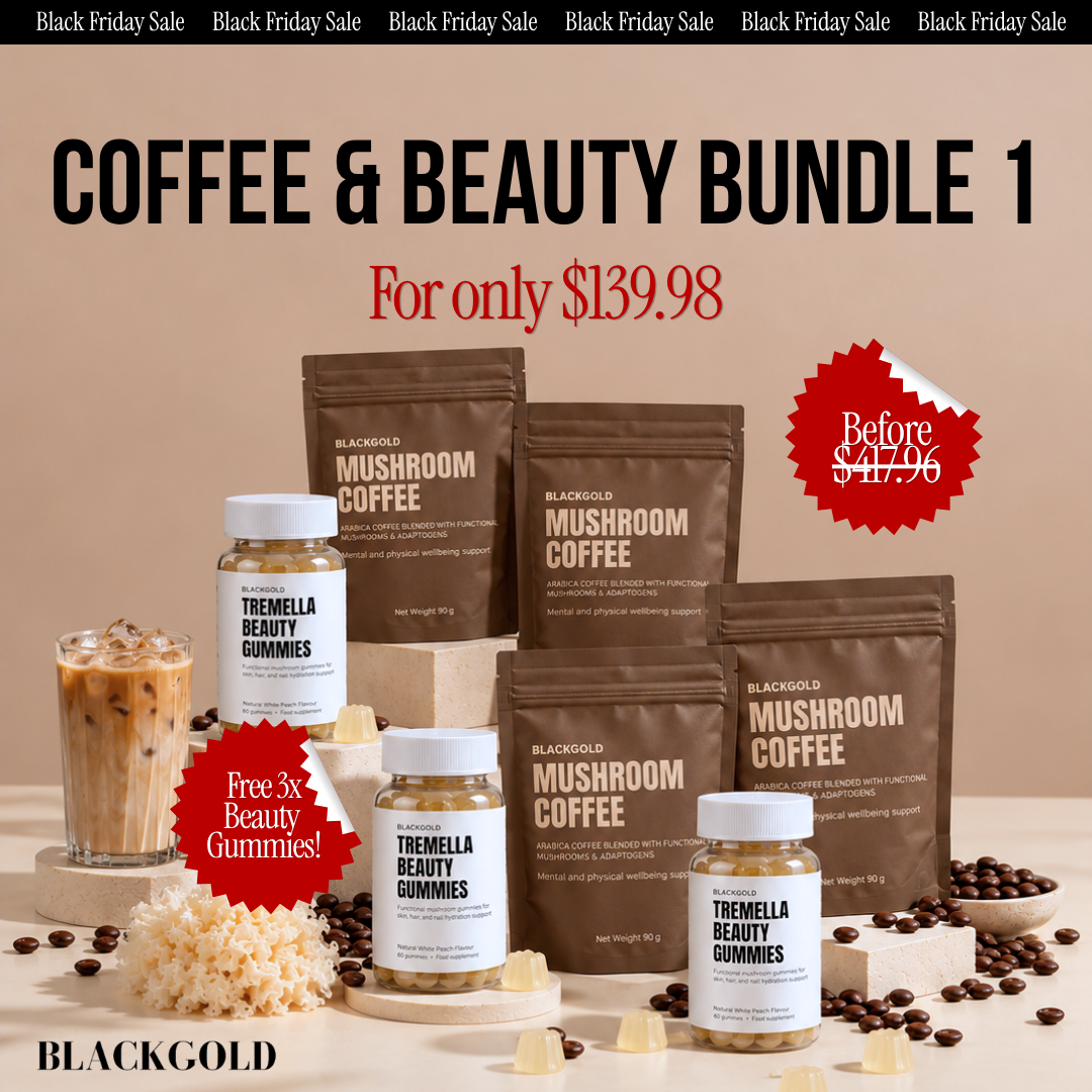 Early Black Friday Deal - Mushroom Coffee & Beauty Bundle