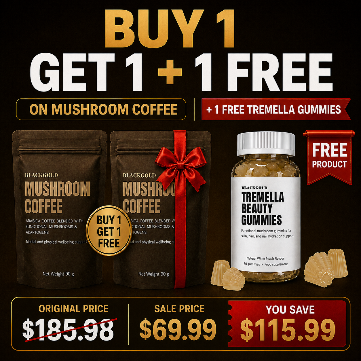 Mushroom Coffee Value Pack