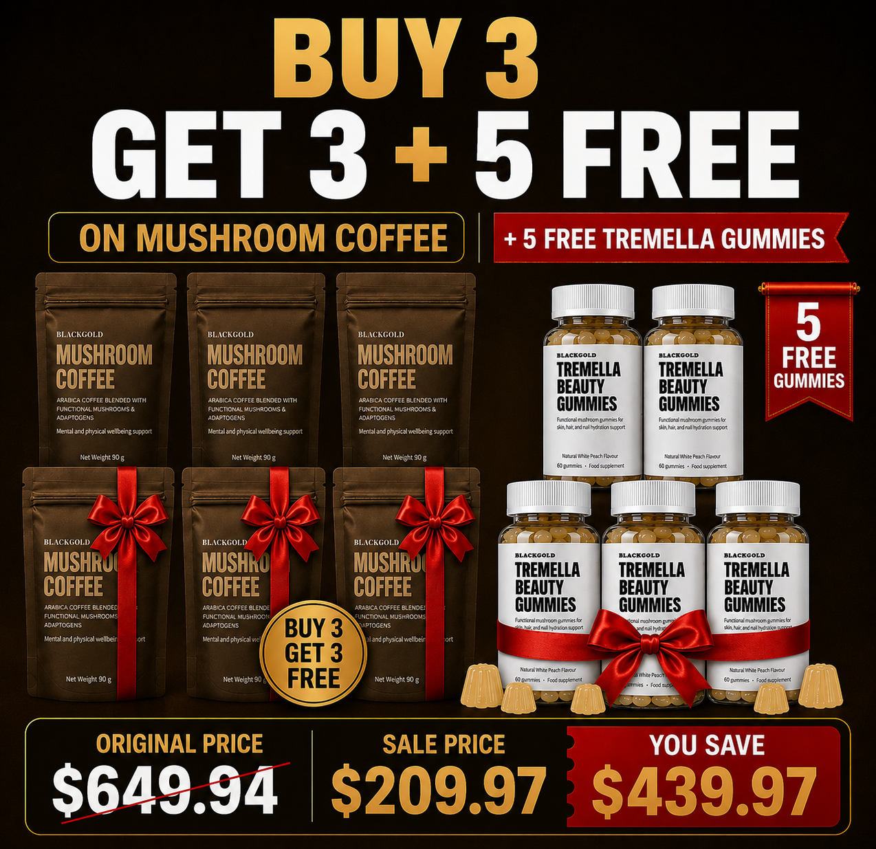 Mushroom Coffee Value Pack