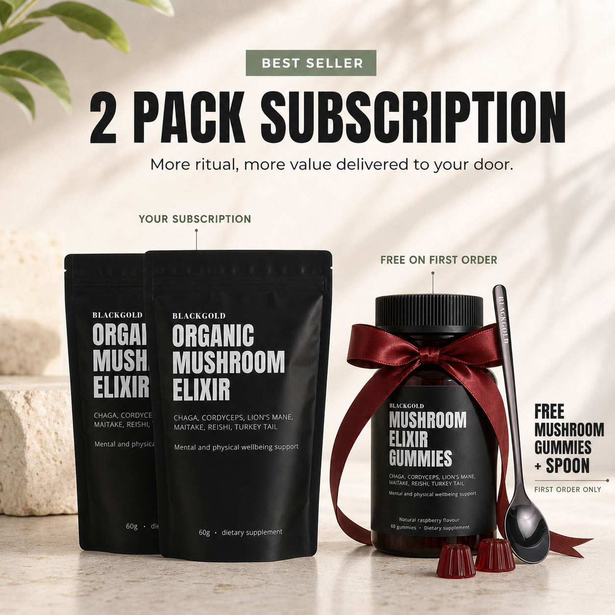 Organic Mushroom Elixir Extract Bundle