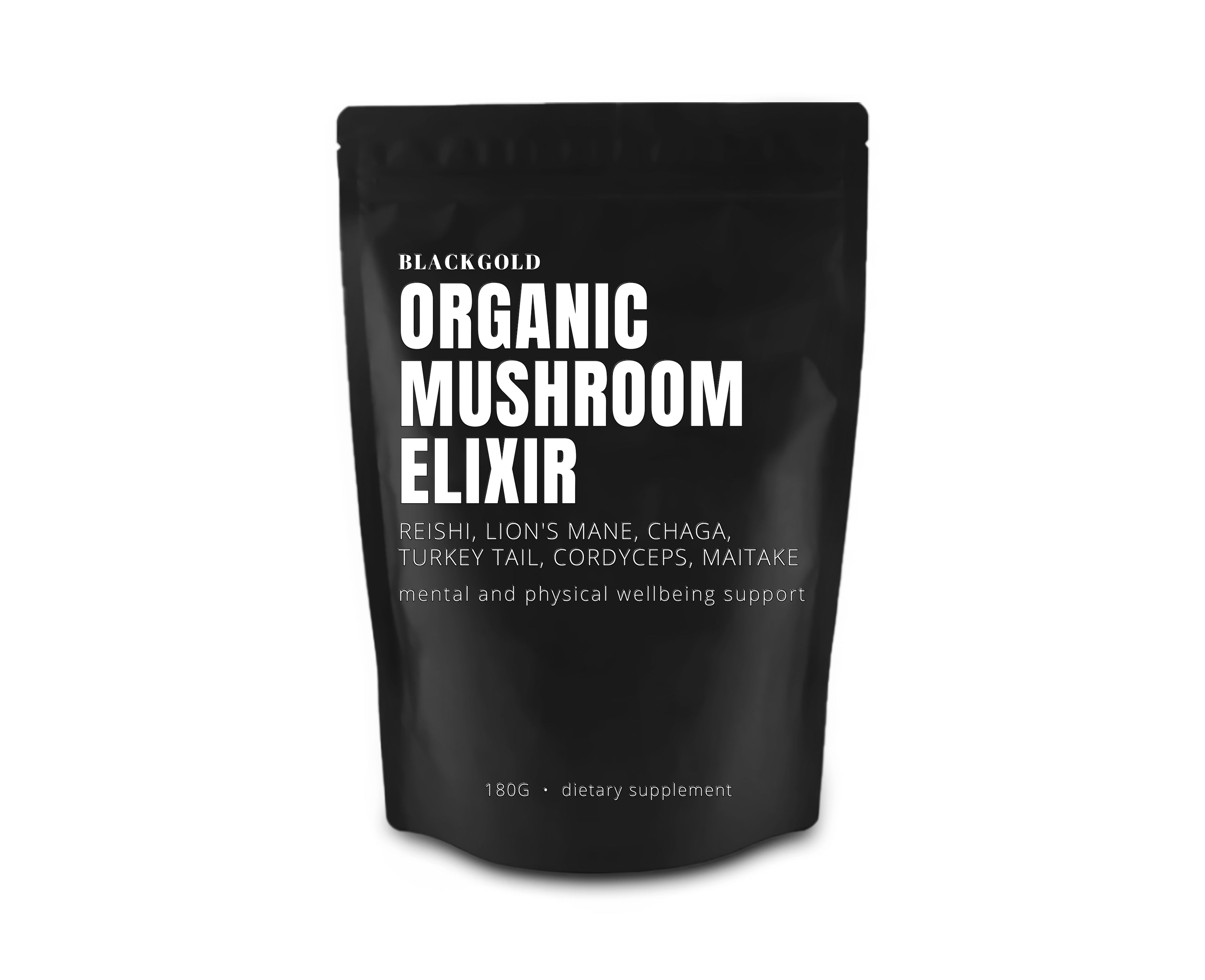 Organic Mushroom Elixir Extract (90 Serving) – Blackgold Elixir NZ